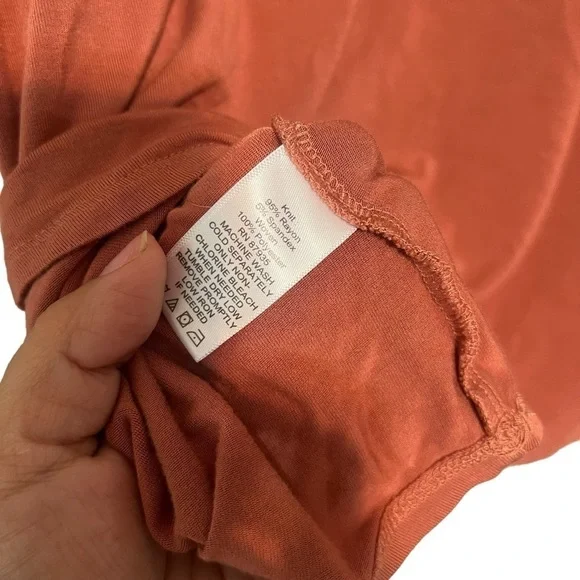 Logo tunic sleeveless blouse xl tie dye layering casual work school - Picture 2 of 7